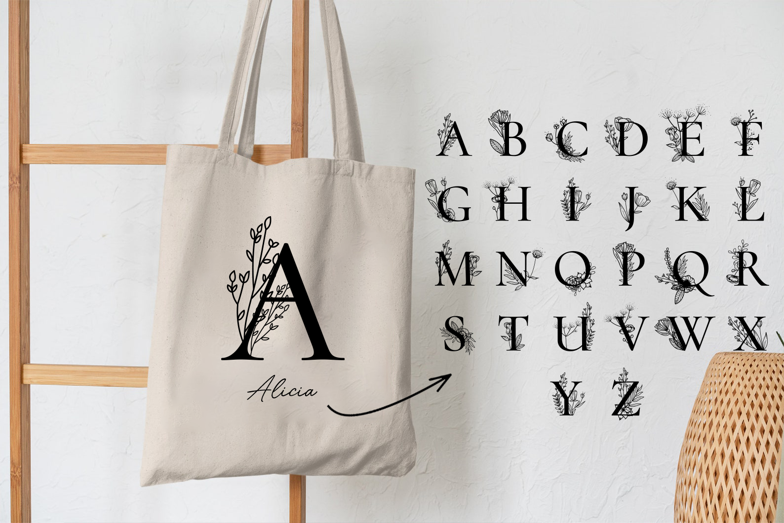 Tote Bags personnalisés avec prénom