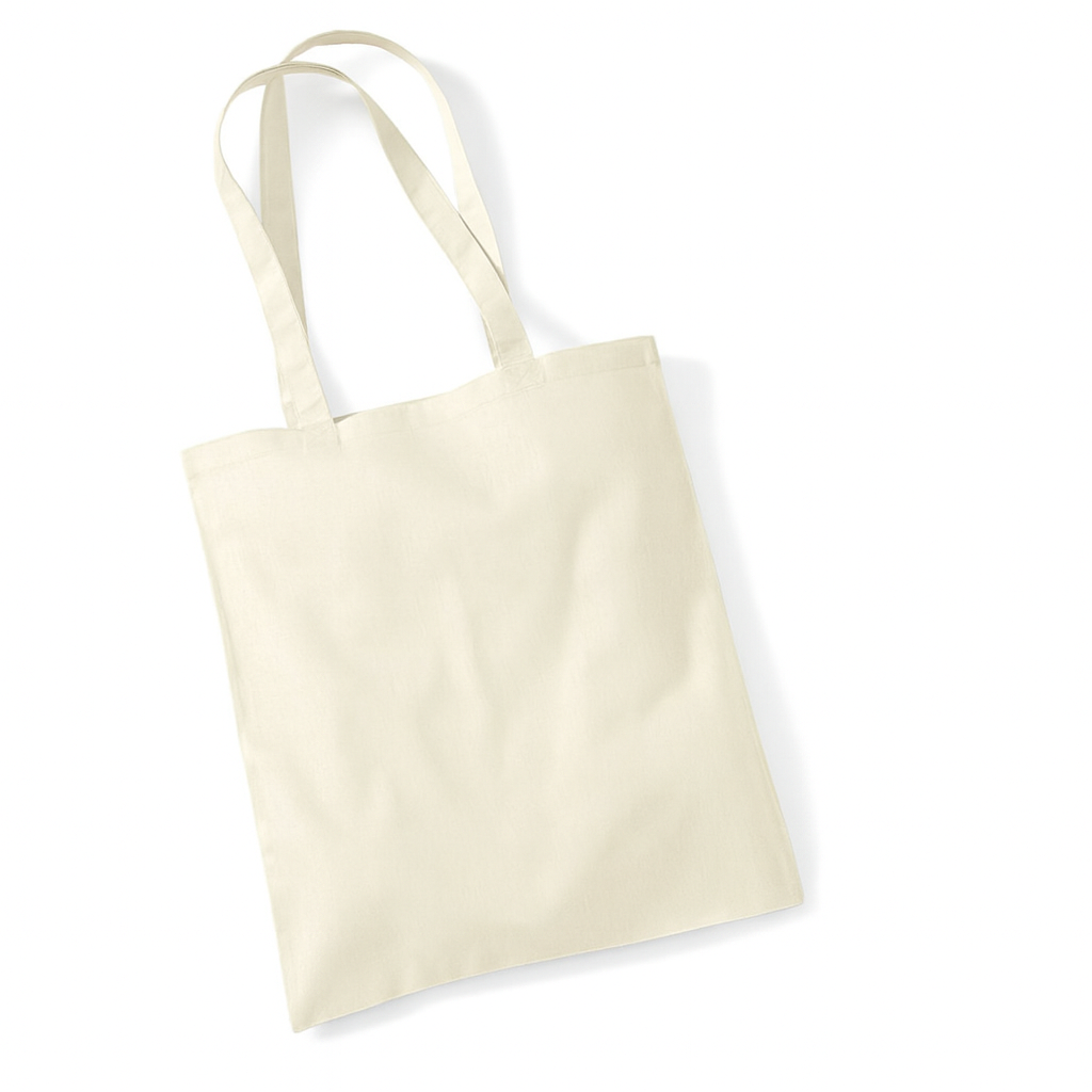 Lot de tote bags vierges naturels en coton 200 g/m² format 38x42 cm personnalisables