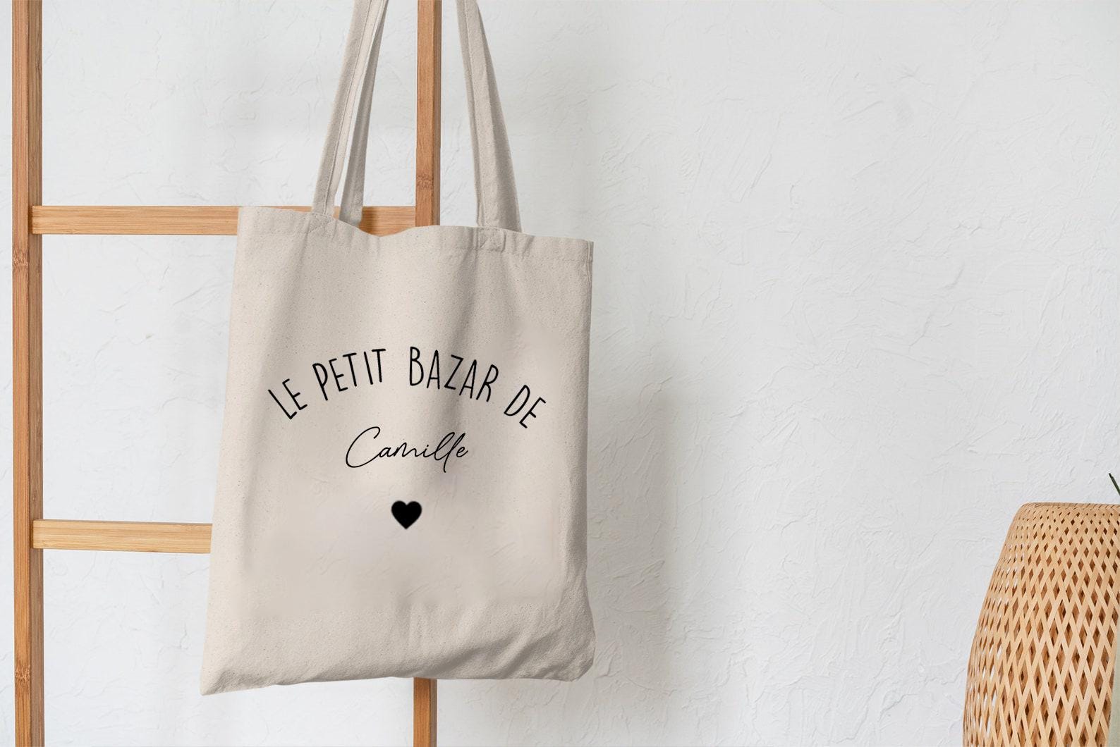 Tote Bag Petit Bazar Personnalisé - Idéal pour Cadeaux !