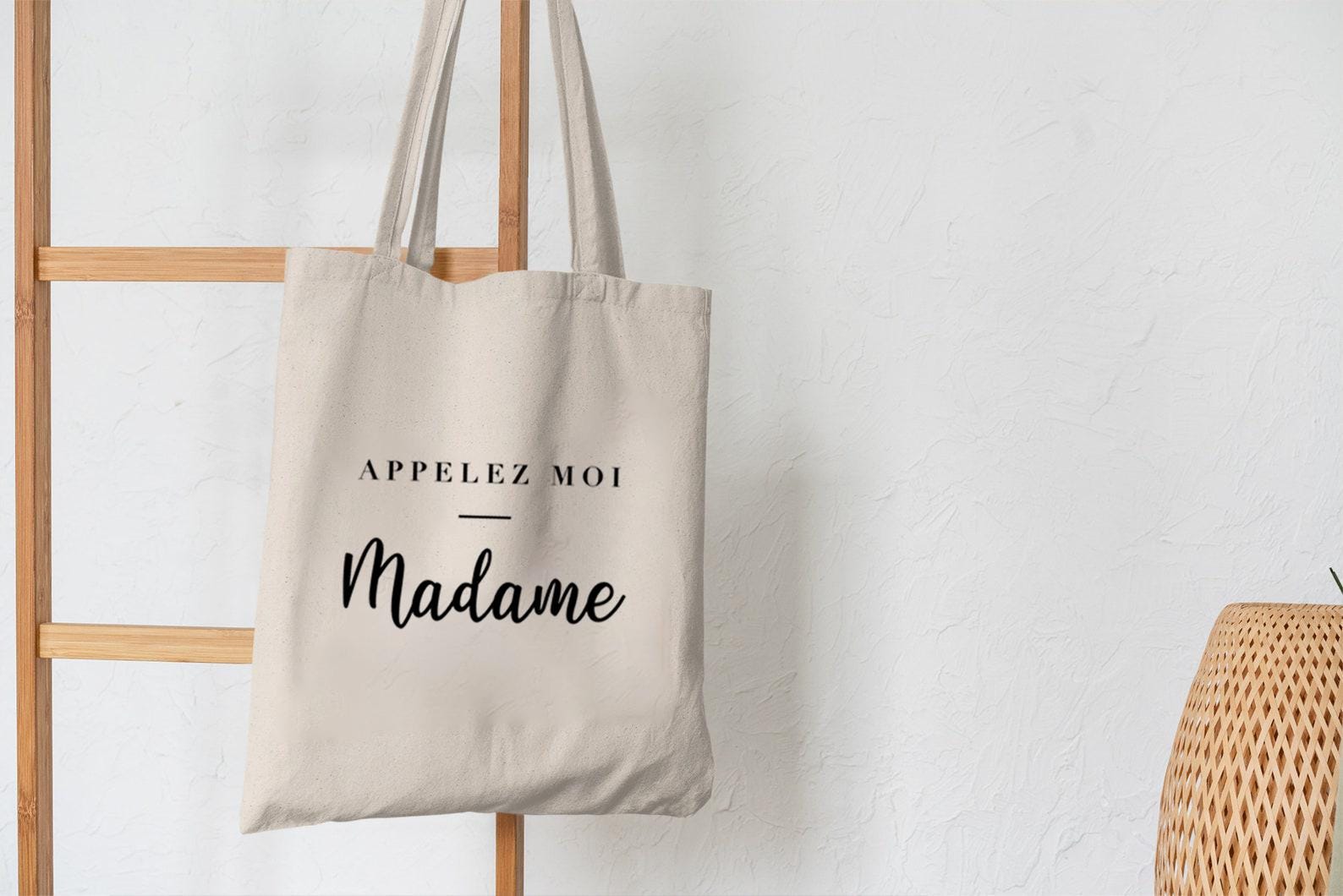 Tote Bag EVJF – “Appelez-moi Madame” – Cadeau Enterrement de Vie de Jeune Fille